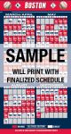 Real Estate Business Card Baseball Schedules