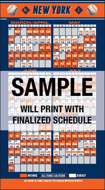 Real Estate Business Card Baseball Schedules
