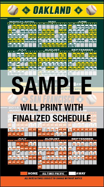 Real Estate Business Card Baseball Schedules