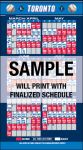 Real Estate Business Card Baseball Schedules