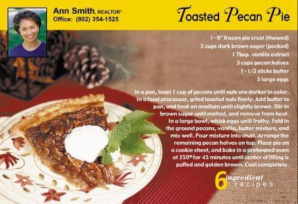 Real Estate Recipe Postcards
