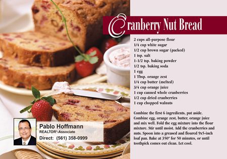 Real Estate Recipe Cards 