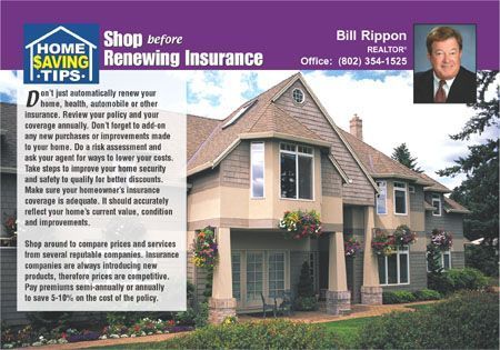 Real Estate Home Tips Postcards