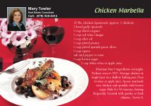 Real Estate Recipe Cards 