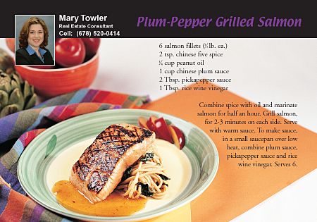 Real Estate Recipe Cards 