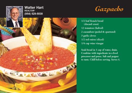 Real Estate Recipe Cards 
