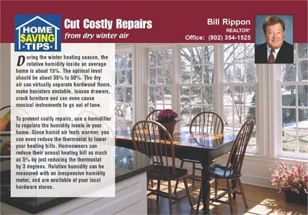 Real Estate Home Tips Postcards