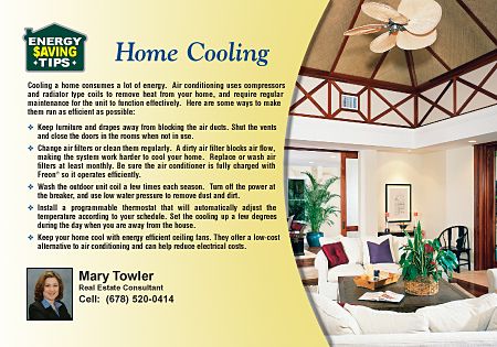 Real Estate Home Tips Postcards