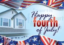 4th of July Real Estate Postcards