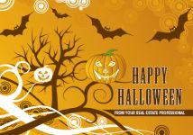 Holiday Cards: Halloween Scene