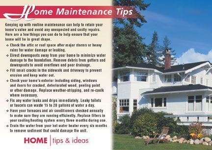 Real Estate Home Tips Postcards