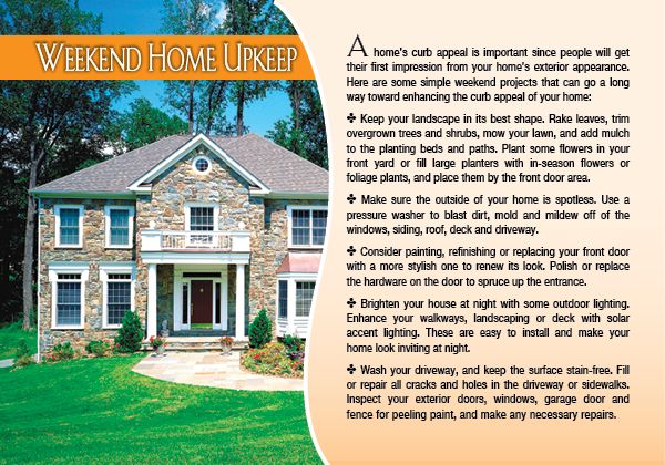 Real Estate Home Tips Postcards