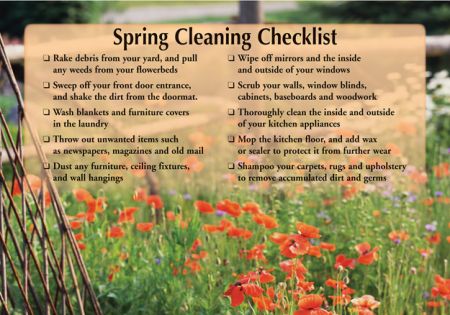 ReaMark Products: Spring Cleaning Checklist