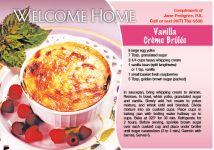 Real Estate Recipe Cards 