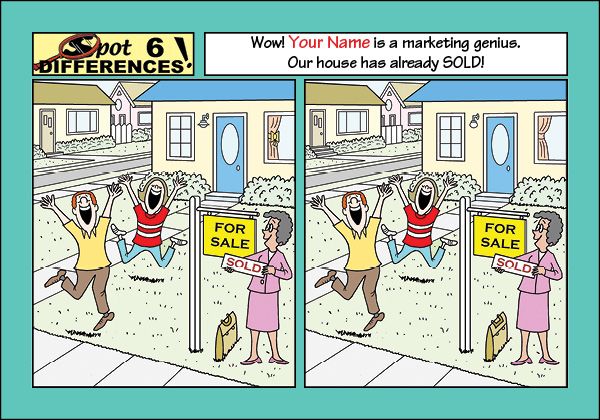 Real Estate Postcards 