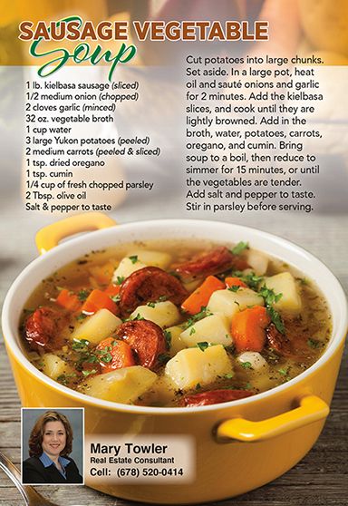Real Estate Recipe Cards 