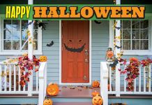 Holiday Cards: Halloween Porch