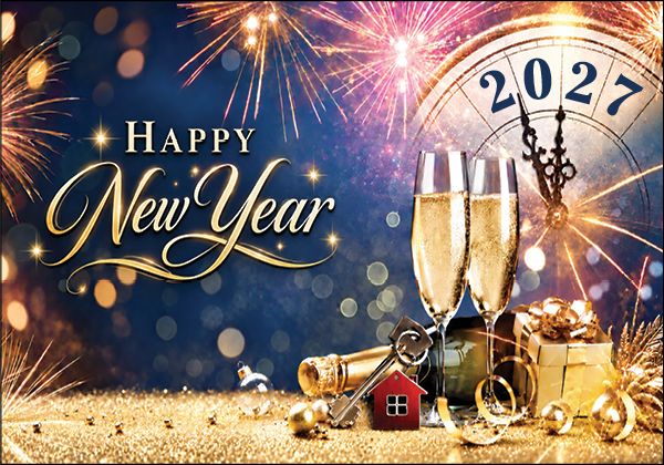 Holiday Postcards: New Year Toast