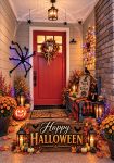 Holiday Postcards: Halloween Spooky Door