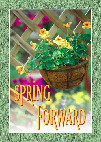 Spring Time Change Postcards: ST Spring Forward