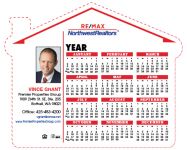 Realtor House Shaped Magnet Calendars