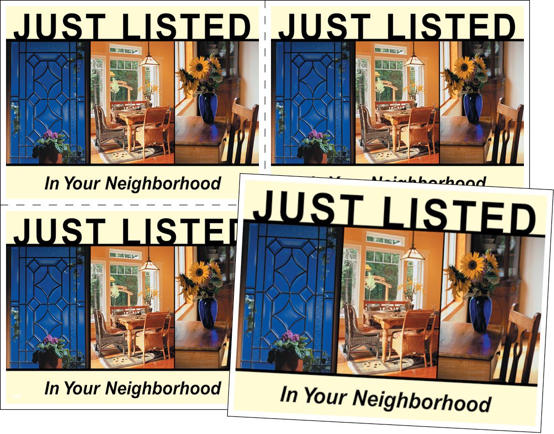 ReaMark Real Estate Postcards - Full Color 4-Up Laser Postcards