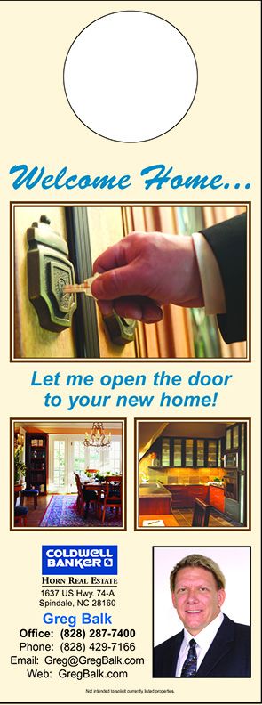 Real Estate Custom Door Hangers | Reamark