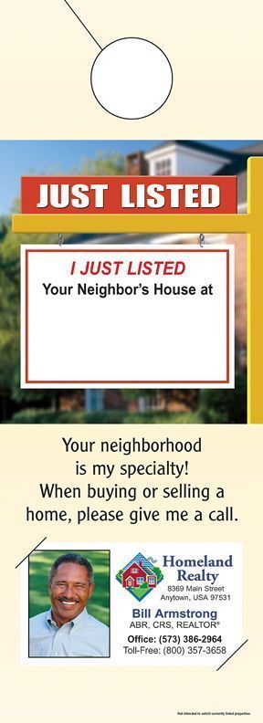 Real Estate Custom Door Hangers | Reamark