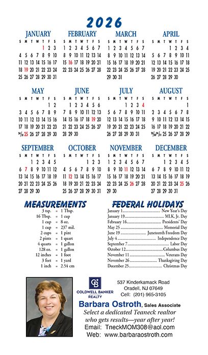 Real Estate Calendars