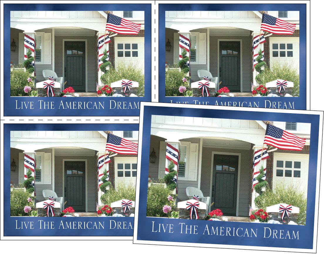 ReaMark Real Estate Postcards - Full Color 4-Up Laser Postcards