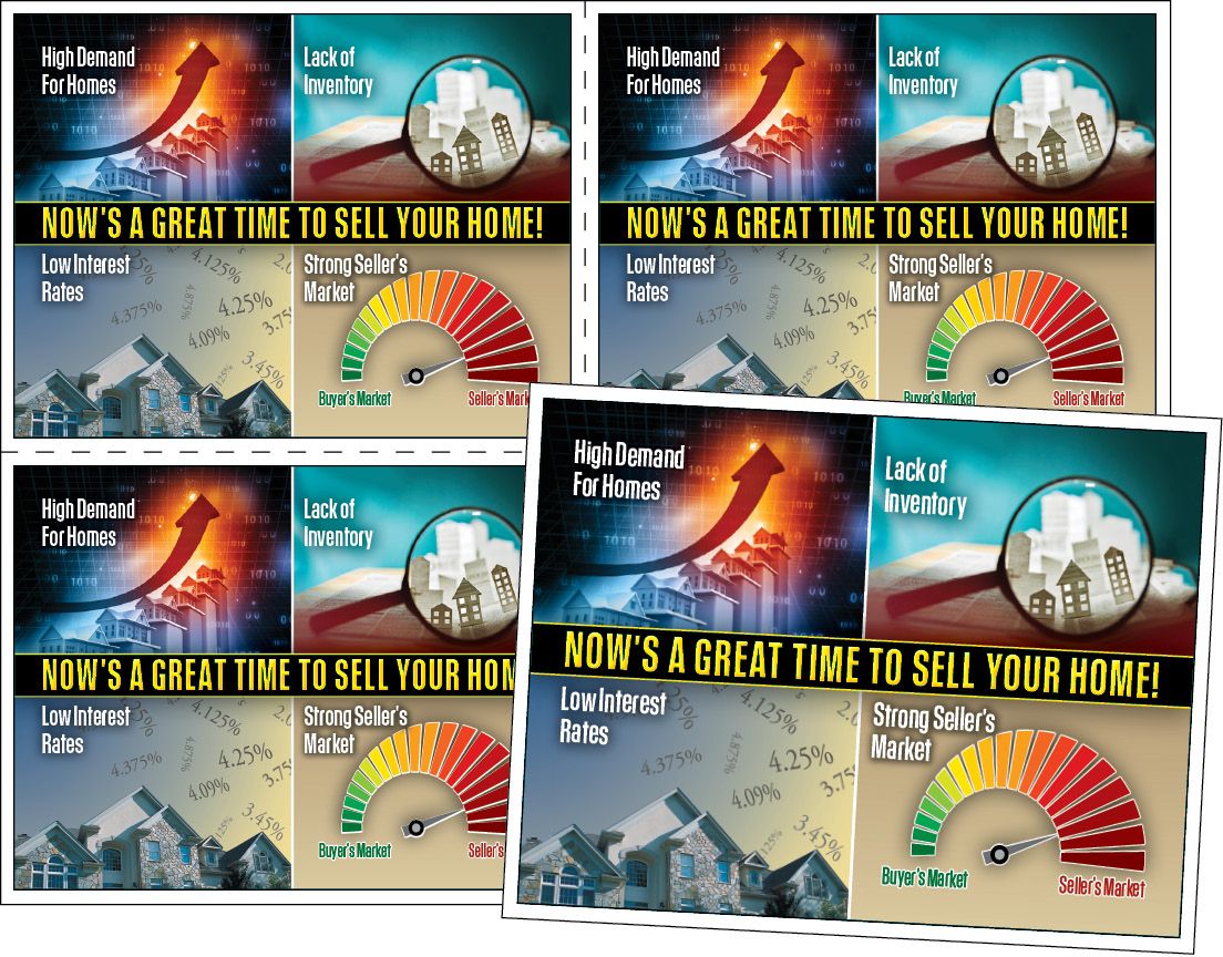 ReaMark Real Estate Postcards - Full Color 4-Up Laser Postcards