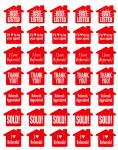 Postcards: Home Shaped Labels