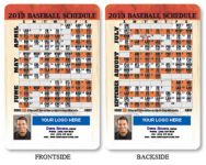Sports Schedules: Baseball Schedules <br>Laminated Wallet Card