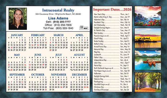 Real Estate Calendars | Reamark personalized real estate calendars