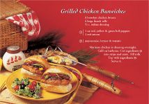 Clearance: April: Grilled Chicken Bunwhiches