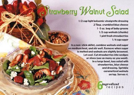 ReaMark Products: Strawberry Walnut Salad