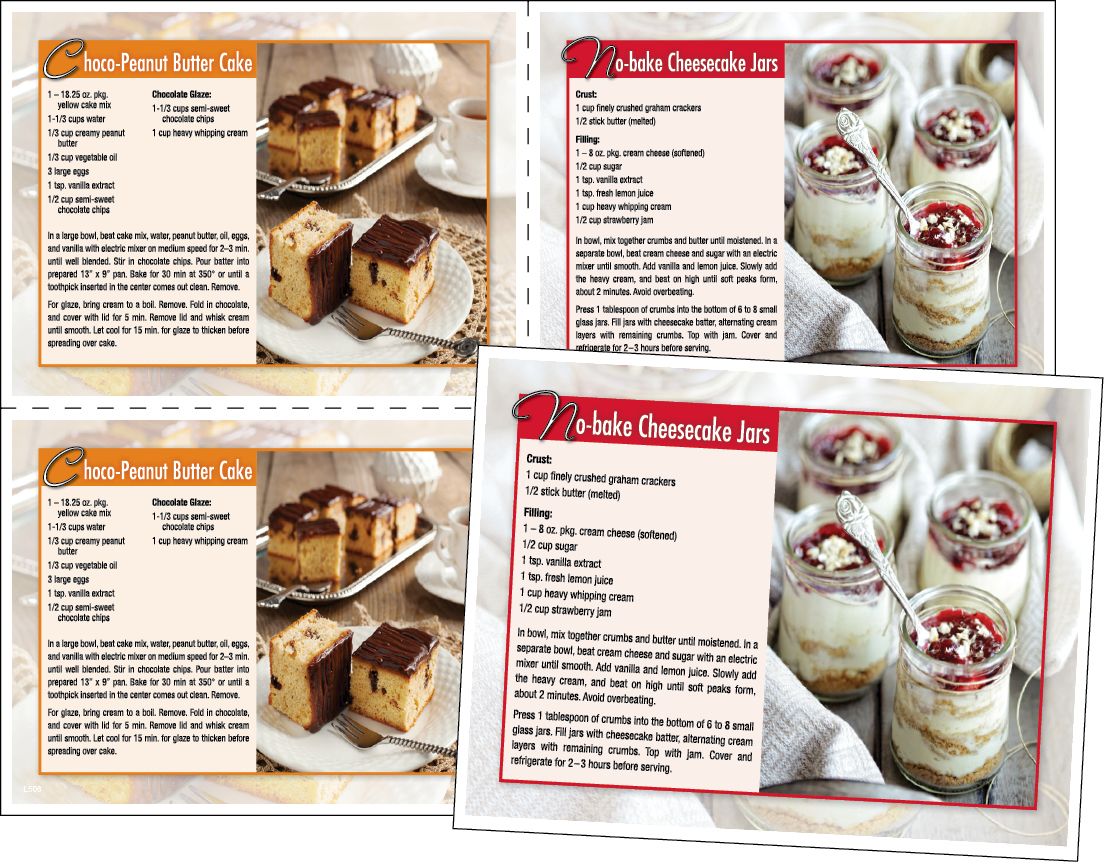 ReaMark Products: Recipes - PB Cake & Cheesecake Jars