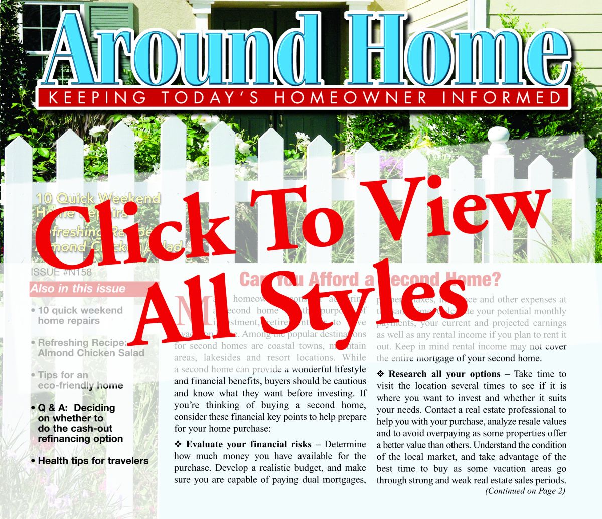 ReaMark Products: Real Estate Newsletter #N185
