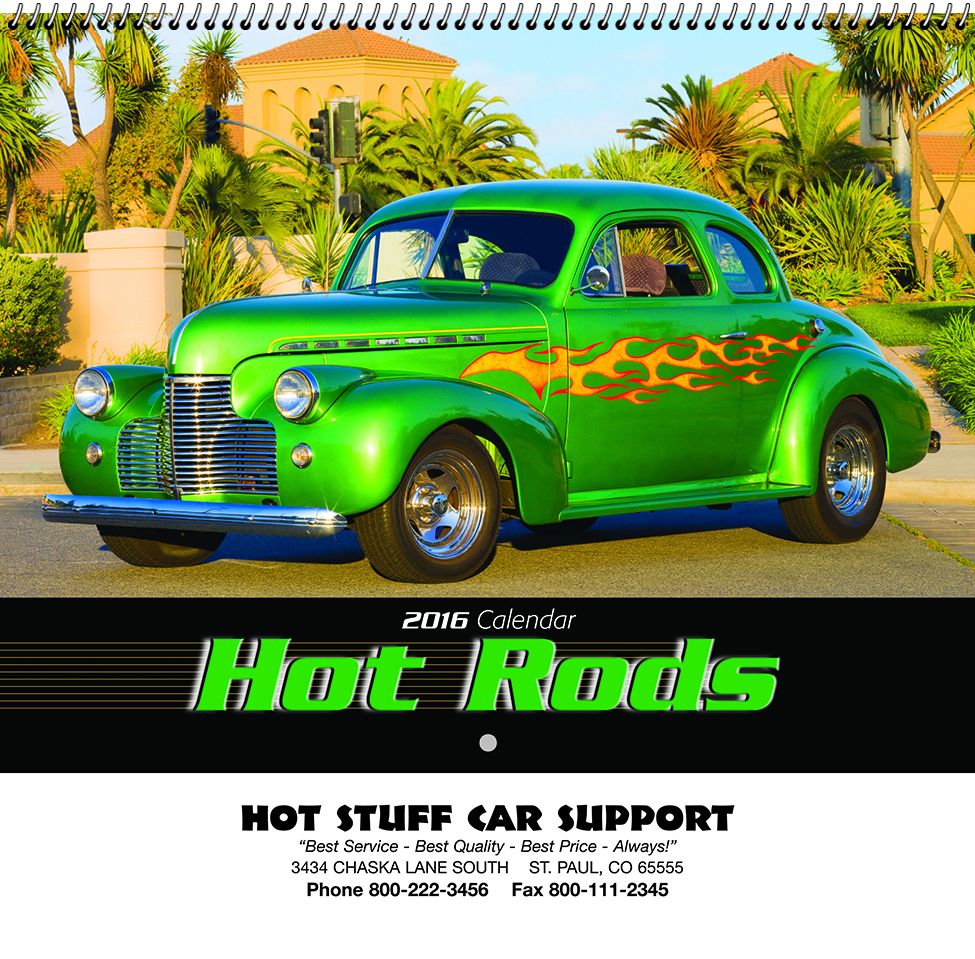 ReaMark Products Hot Rods Calendar