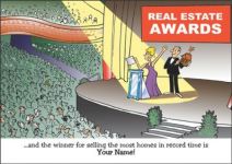Clearance: October: Real Estate Awards, Double Imprint (B&W)
