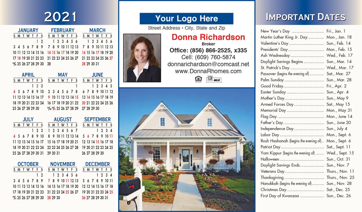 Real Estate Jumbo Postcard Calendars