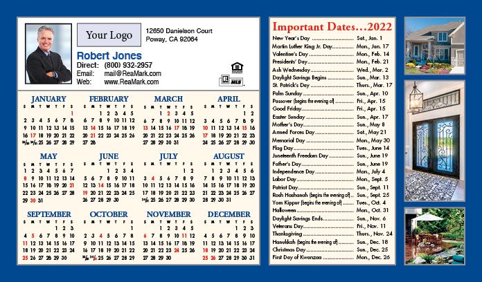 Real Estate Jumbo Postcard Calendars