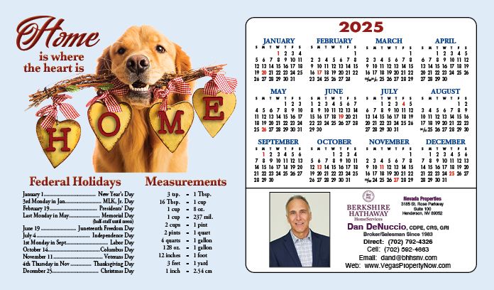 Real Estate Jumbo Postcard Calendars