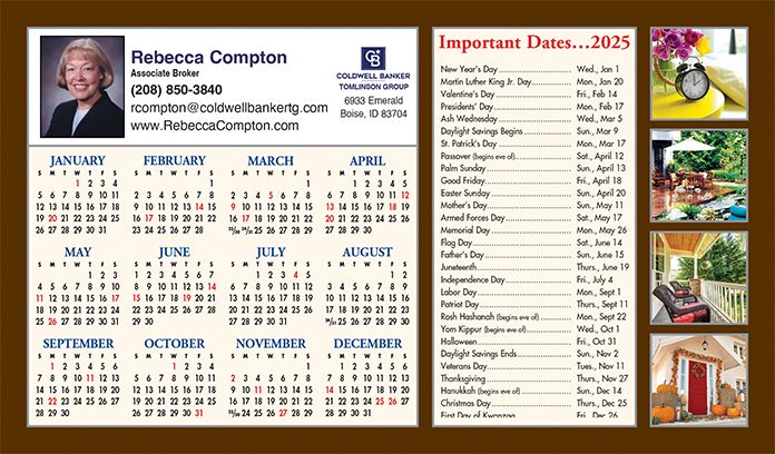 Real Estate Jumbo Postcard Calendars