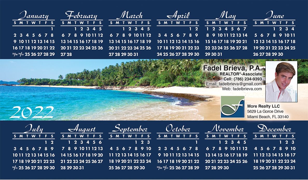 Real Estate Jumbo Postcard Calendars