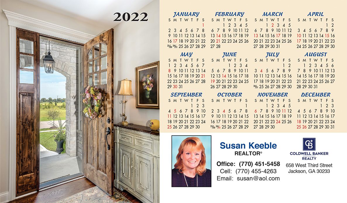 Real Estate Jumbo Postcard Calendars