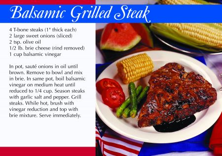 ReaMark Products: July: Balsamic Grilled Steak