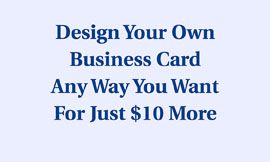 Laminated Business Cards for Real Estate