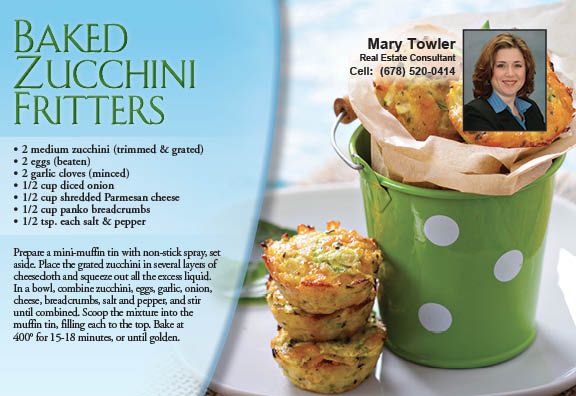 Real Estate Recipe Cards 