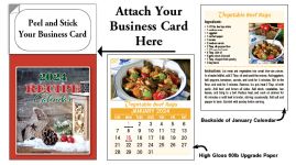 Recipe Tear-off Magnetic Calendarss for Real Estate Agents